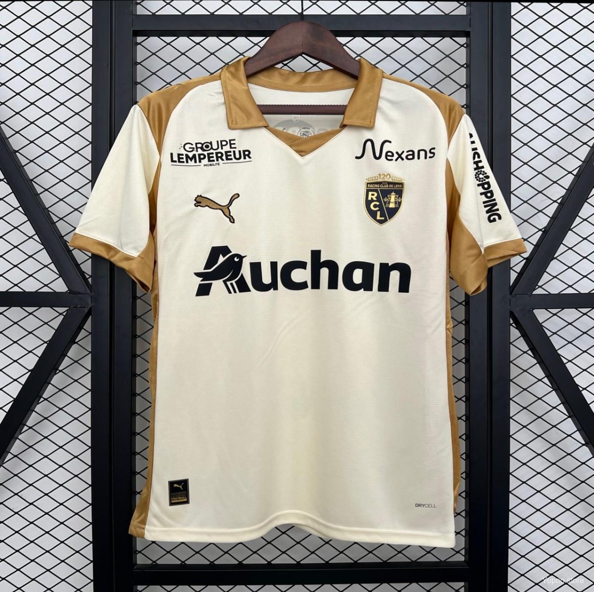 Camiseta de fútbol Lens 2025/26 TERCERA MANGA CORTA VERSION FAN